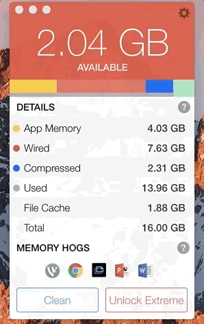 Libere RAM no seu Mac com o Memory Clean.