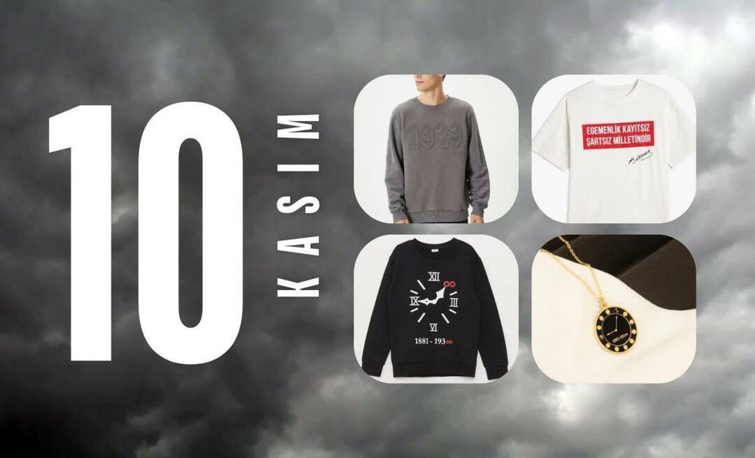 O que há na coleção de 10 de novembro? Camisetas desenhadas em 10 de novembro