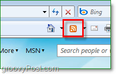 como se inscrever nas atualizações rss do Internet Explorer do Windows Live