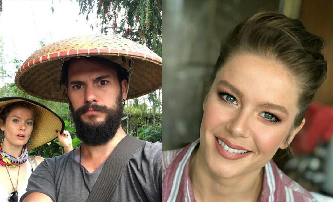 Burcu Biricik compartilhou uma foto com o marido! Teve tal comentário nessa foto