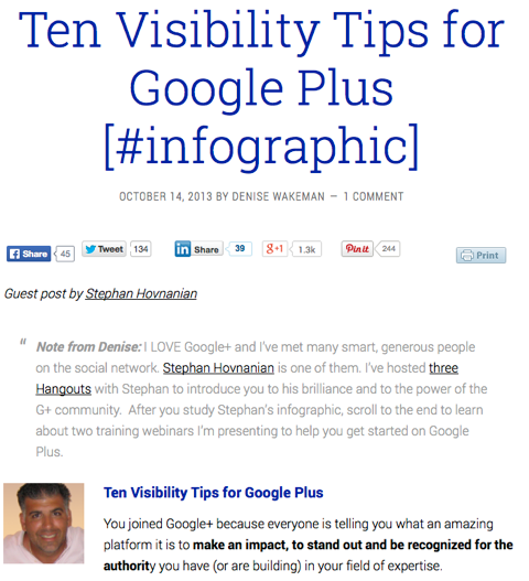 10 dicas de visibilidade para google plus