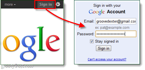 Faça login na sua Conta do Google