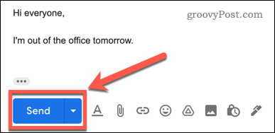Enviando um e-mail do Gmail