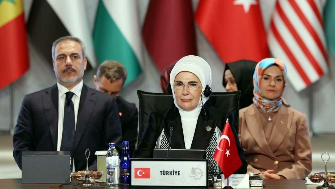 A primeira-dama Erdoğan falou à imprensa dos EUA! “Quando Israel atirou em civis, a nossa linha vermelha deveria ter sido ultrapassada”