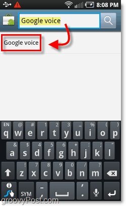 Google Android para dispositivos móveis Google Voice