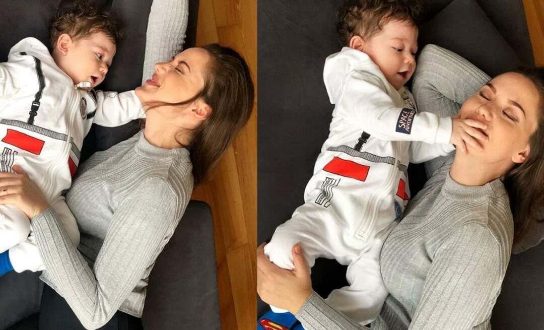 Os momentos difíceis do filho de Fahriye Evcen, Karan! Casca de noz...