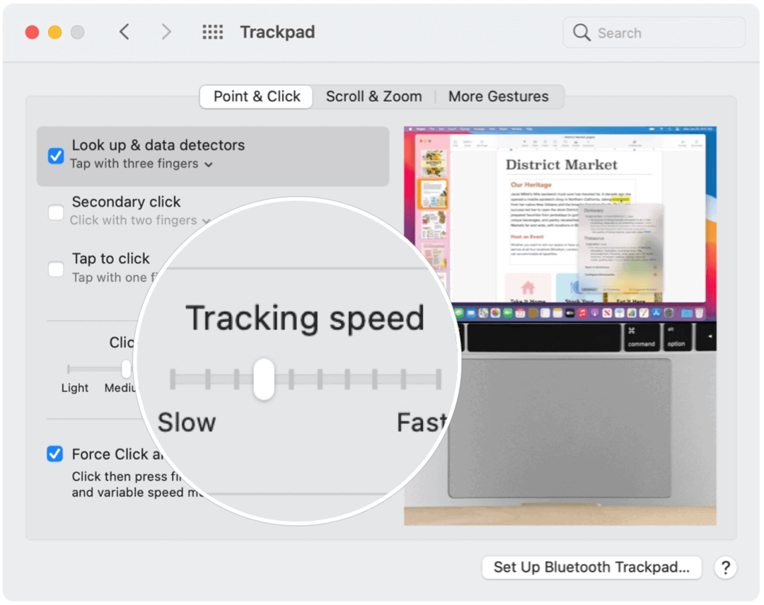 Corrija problemas com a velocidade de rastreamento do TrackPad do mouse do seu Mac
