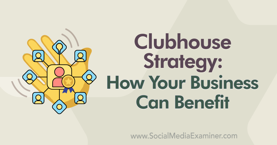 Estratégia do Clubhouse: Como sua empresa pode se beneficiar, apresentando ideias de TerDawn DeBoe no podcast de marketing de mídia social.