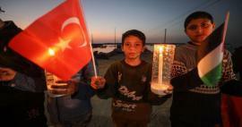 Crianças palestinas Turquia evento que move a Turquia! 