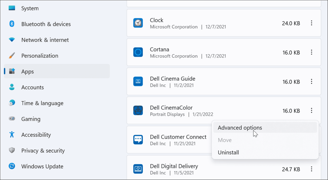 opções avançadas melhoram a vida útil da bateria no Windows 11