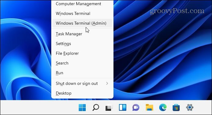 Windows Terminal Admin corrigir ntoskrnl.exe bsod windows 11