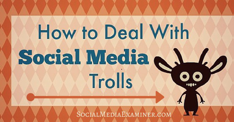 lidar com trolls de mídia social