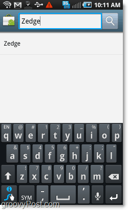 pesquise no android market por zedge
