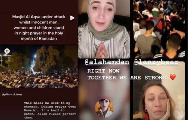 Reação àqueles que permanecem em silêncio de Gigi Hadid a Masjid-i Aqsa!