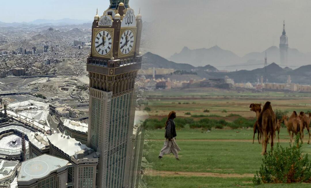 Montanhas e planícies em Meca são verdes! O apocalipse está se aproximando? Aqui estão os presságios do apocalipse...