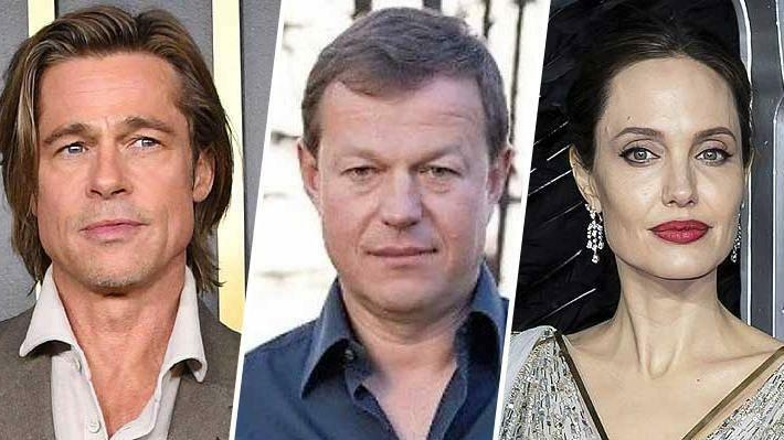 Brad Pitt, Yuri Shefler e Angelina Jolie
