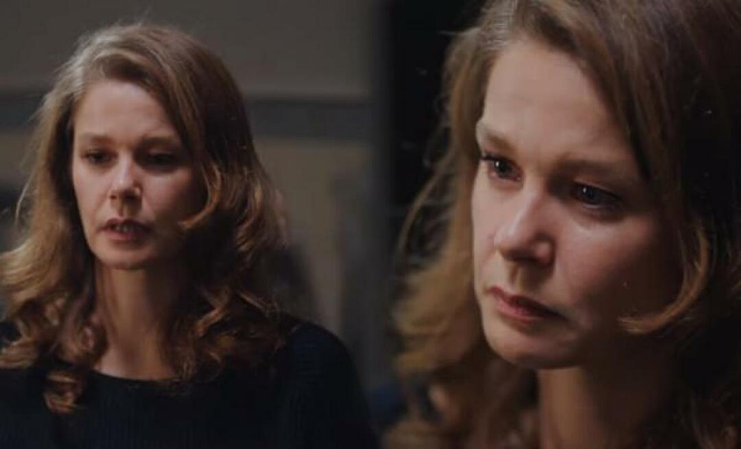 A queda das folhas começou em Girl in the Glass! Compartilhamento emocional de Burcu Biricik