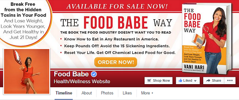 Food Babe no Facebook