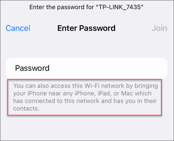 compartilhar uma senha wi-fi no iphone