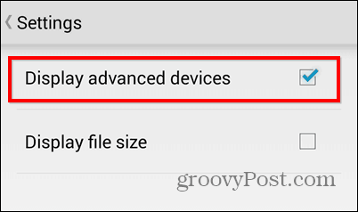Exportar arquivos no Dropbox para Android diretamente para o cartão SD