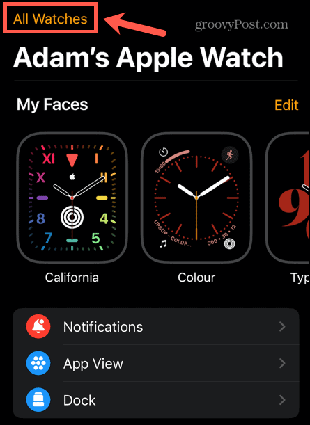 apple watch todos os relógios