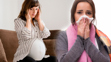 O que é resfriado e gripe bom para as mulheres grávidas? Tratamento de gripe em casa durante a gravidez de Saraçoğlu