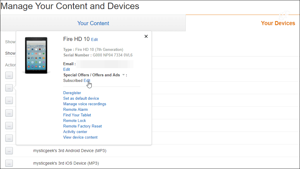 Como remover anúncios da tela de bloqueio do Fire HD 10