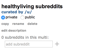 adicionar subreddits ao multireddit