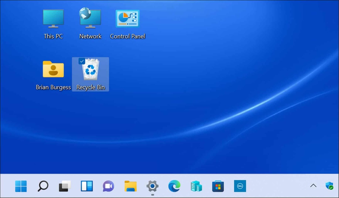 ícones herdados da área de trabalho Windows 11