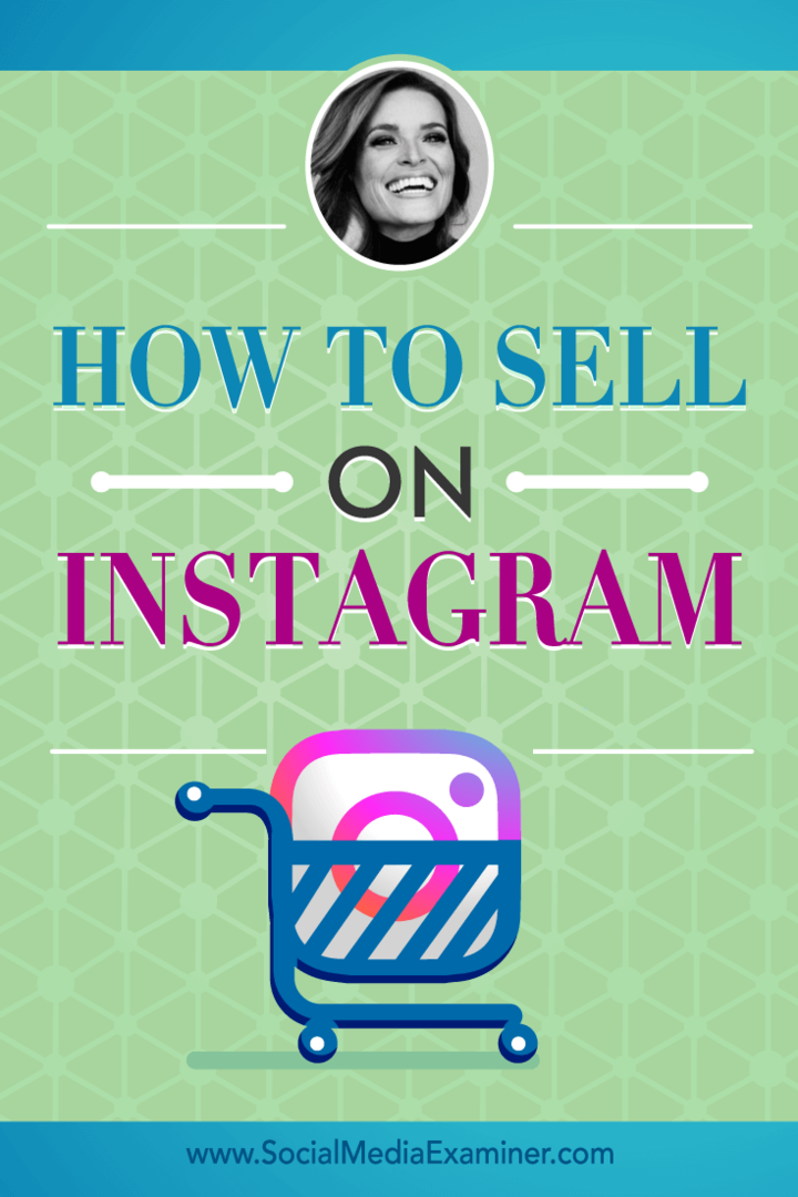 How to Sell on Instagram com insights de Jasmine Star no Social Media Marketing Podcast.
