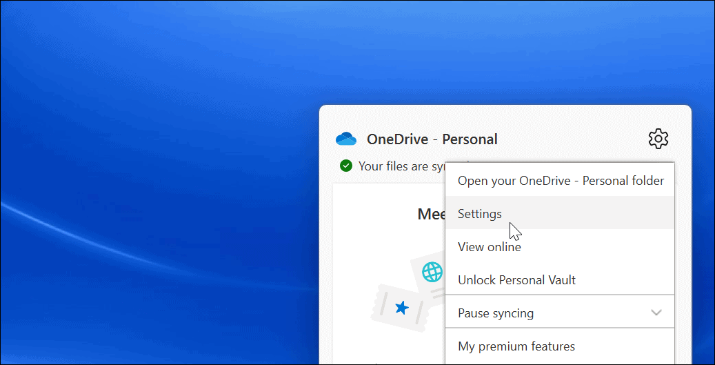Corrigir OneDrive não sincronizando