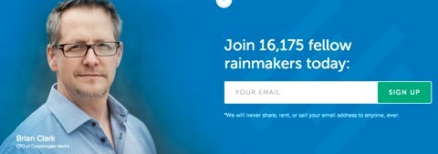 novo e-mail do rainmaker inscreva-se
