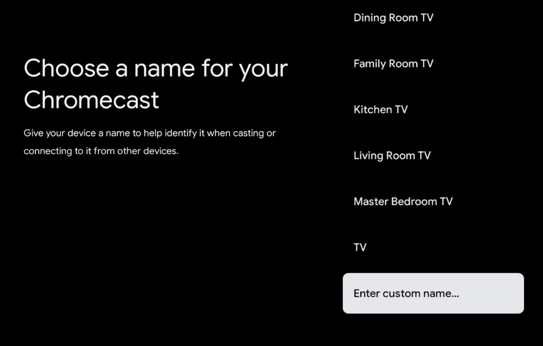 Como renomear seu Chromecast com Google TV