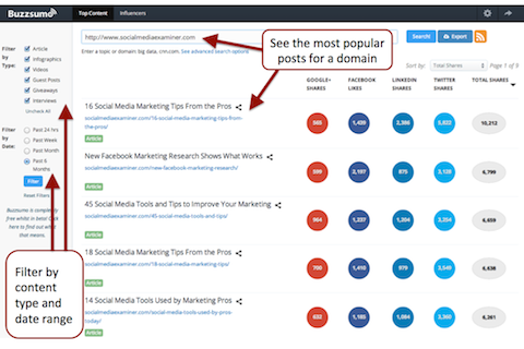 buzzsumo search