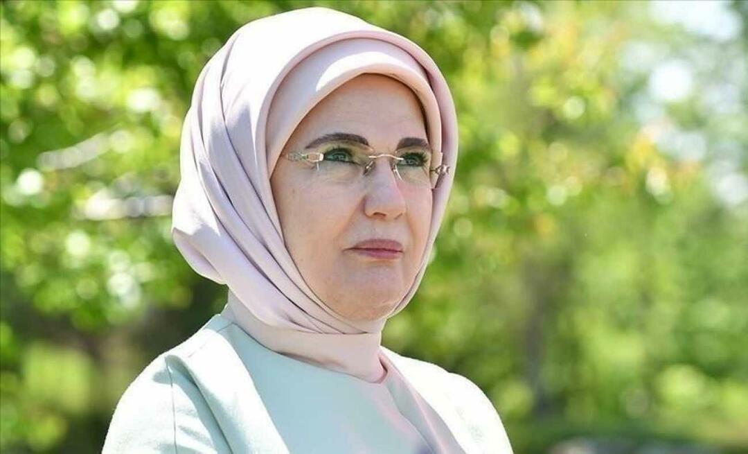 Emine Erdoğan: É um dever abençoado transferir receitas naturais para o futuro!