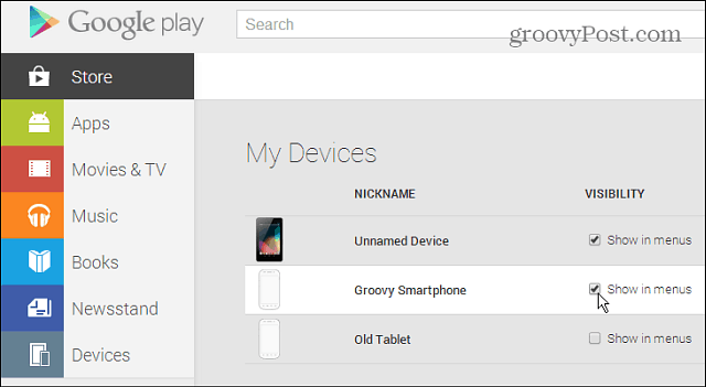 Como remover dispositivos Android antigos da lista de lojas do Google Play