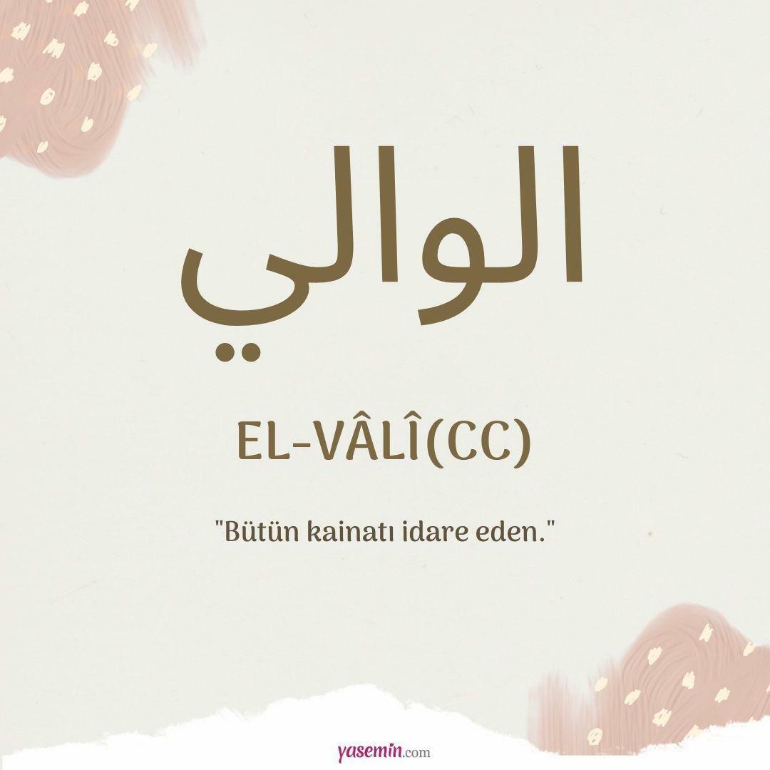 O que al-Vali (c.c) significa?