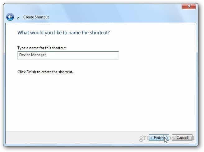 Como criar atalho para iniciar o Gerenciador de dispositivos no Windows 7