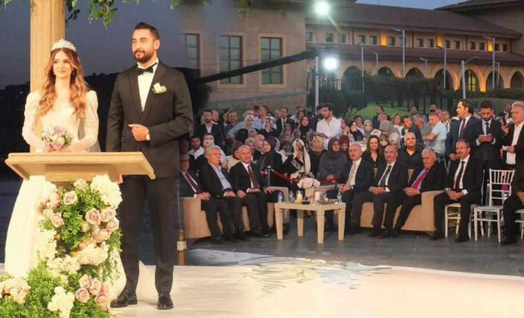 Feyza Başalan e Çağatay Karataş se casaram! Políticos compareceram ao casamento