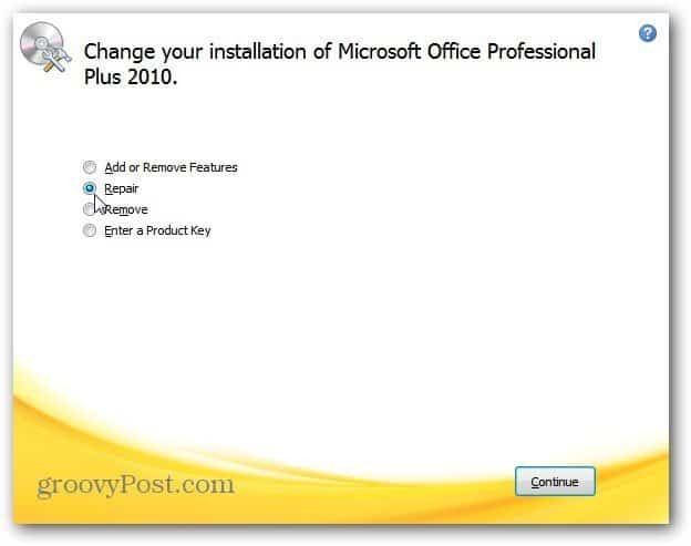 Microsoft Office: diagnosticar problemas e reparar programas que causam um erro fatal