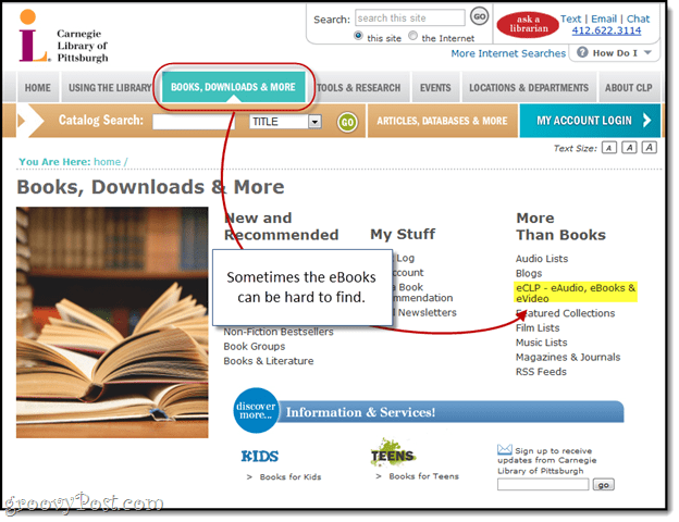 localizando o conteúdo digital da sua biblioteca