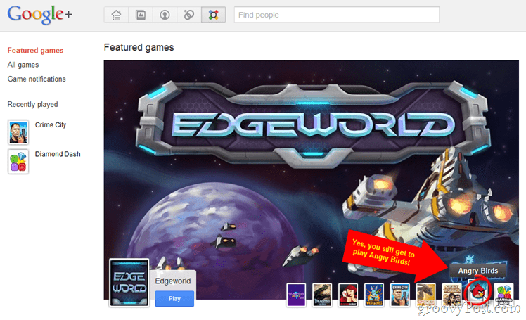 O Google+ adiciona jogos (sem forçar você a ignorar uma investida de solicitações irritantes de jogos!)