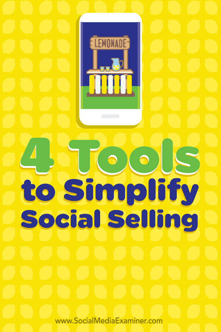 quatro ferramentas para simplificar a venda social