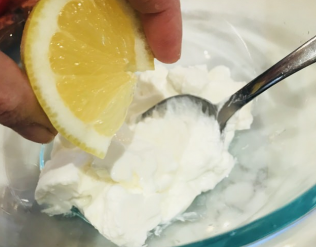 iogurte e limão
