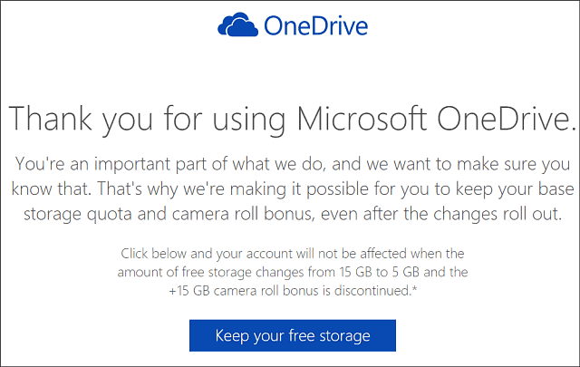 Mantenha o armazenamento de 15 GB do OneDrive