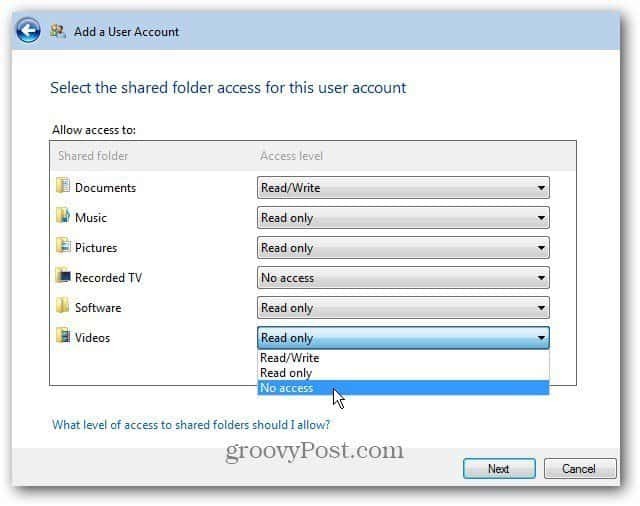 Adicionar ou remover conta de usuário ao Windows Home Server 2011