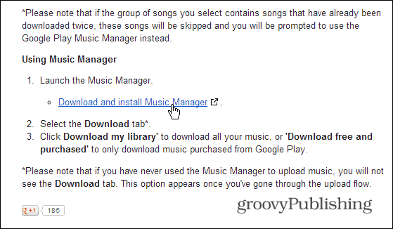 Faça o download do Google Music Manager