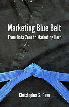 capa de livro faixa azul de marketing