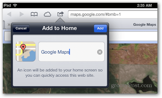 Dica para iOS 6: adicione o Google Maps à tela inicial
