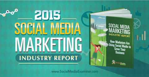 Relatório de marketing de mídia social de 2015